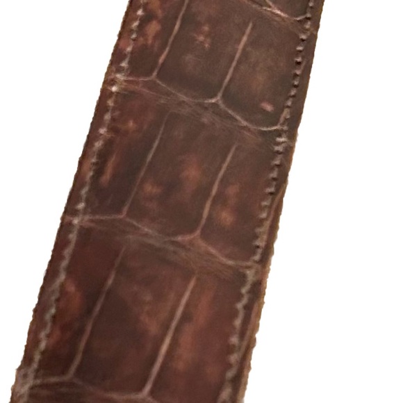 Genuine men's belt brown 44 inches long - Picture 5 of 7